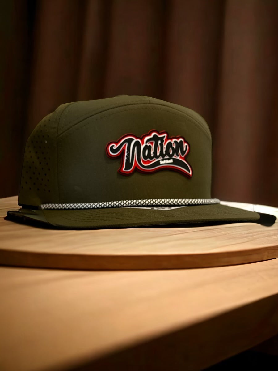 Nation Softball 7-Panel Hat