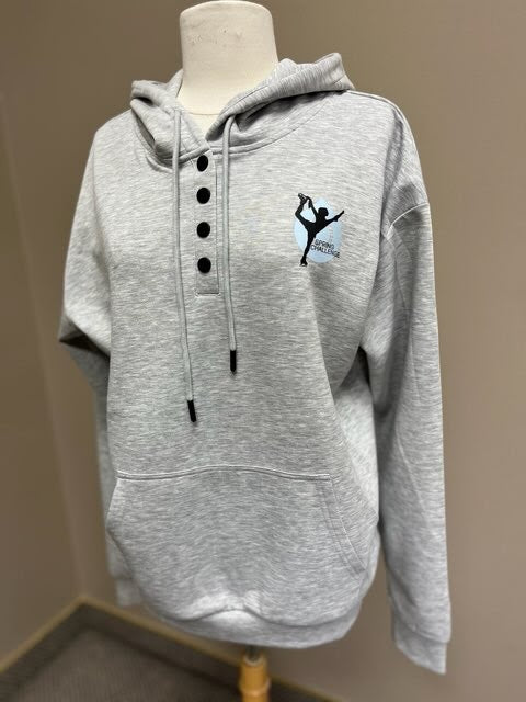 Ice Skating Quarter Snap Hoodie