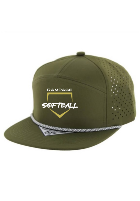 Rampage Softball 7-Panel Hat